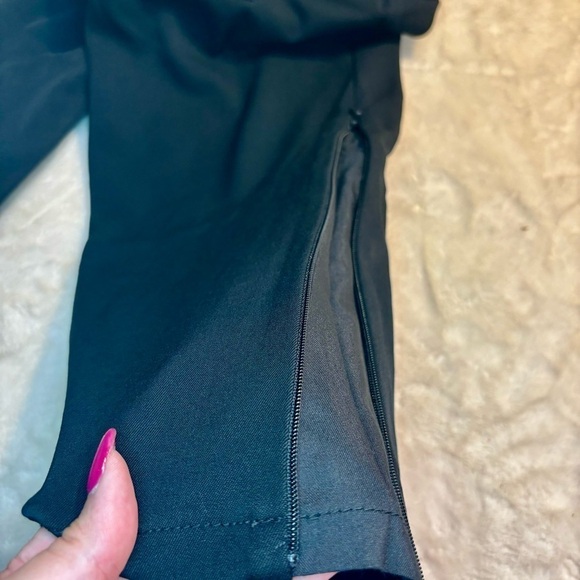Sale! NWT A New Day Pants Adaptive Pants Black Stretch Panel ZipUp Cuffs Pockets - Picture 10 of 13